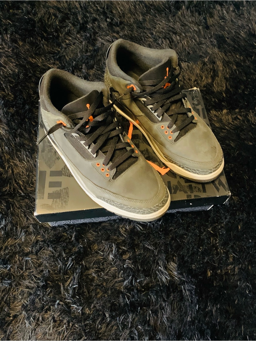Air Jordan 3 Retro 'Fear' 2023 |grey| Great Condition Worn Once